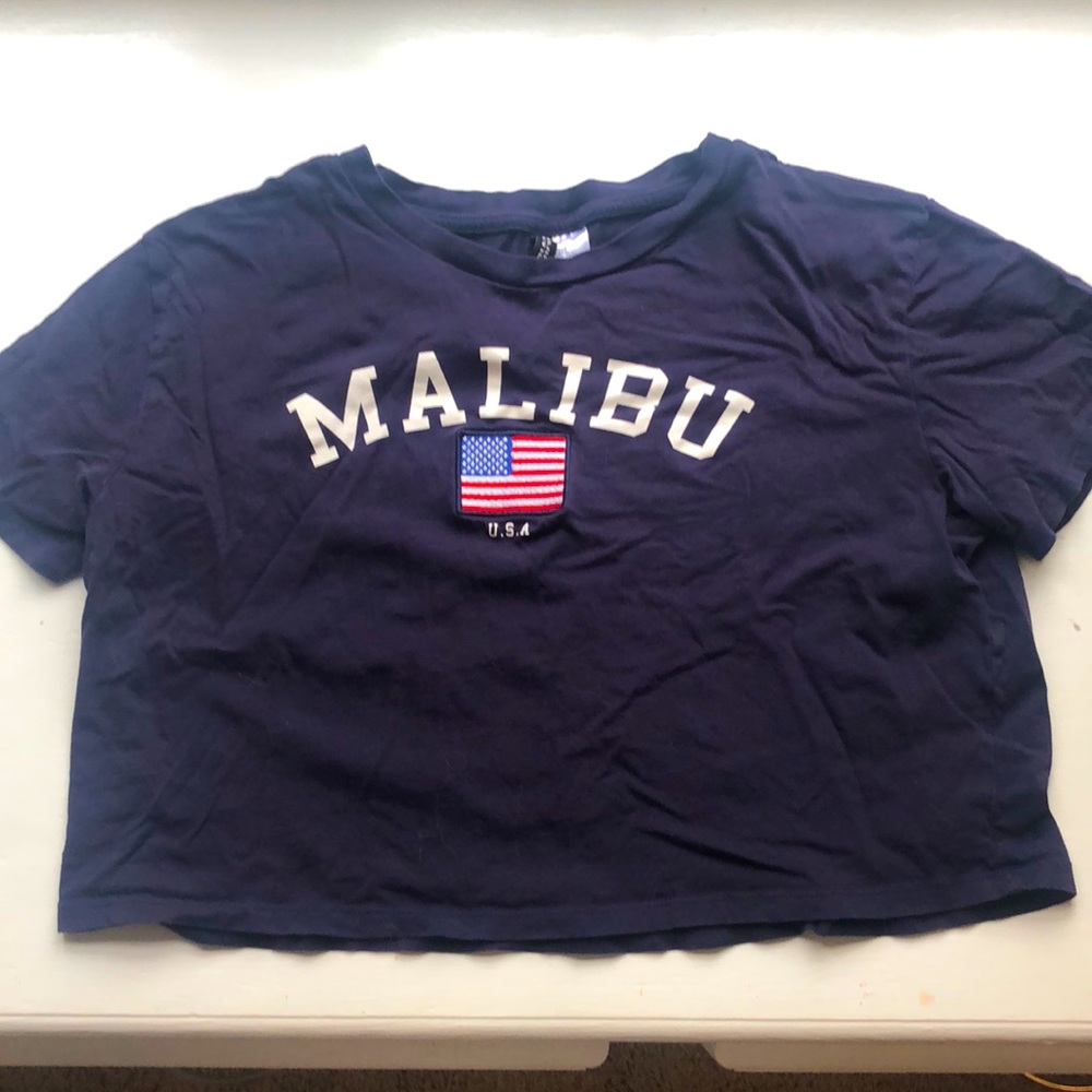 Malibu Cropped H&M tee